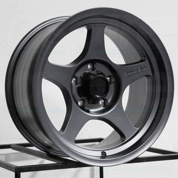 Falcon Wheels T2 Full Matte Gunmetal