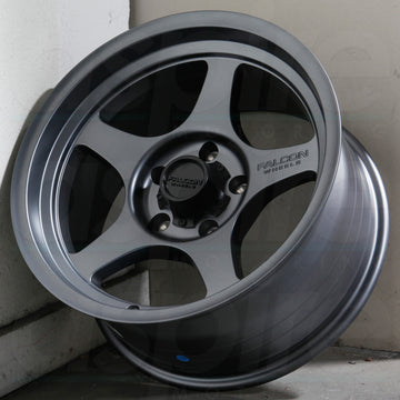 Falcon Wheels T2 Full Matte Gunmetal