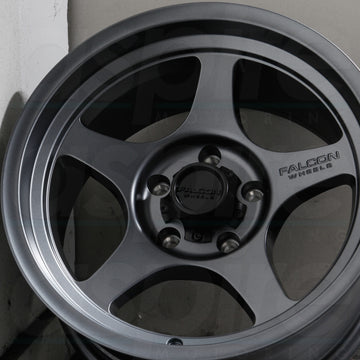 Falcon Wheels T2 Full Matte Gunmetal