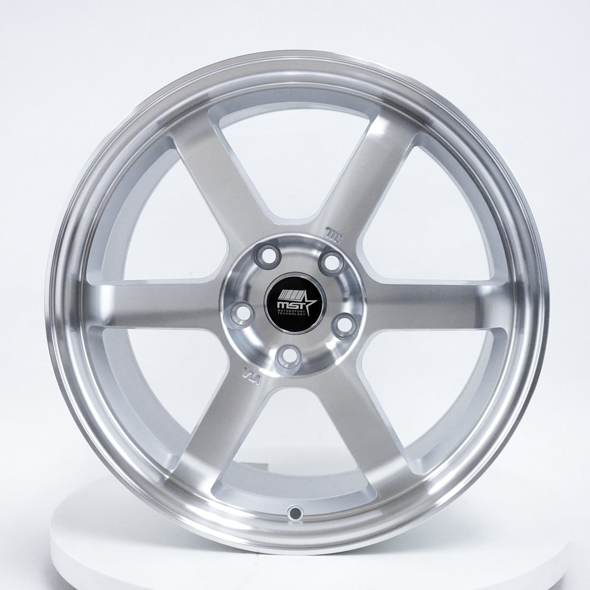 MST Wheels Time Attack FF Silver Machined