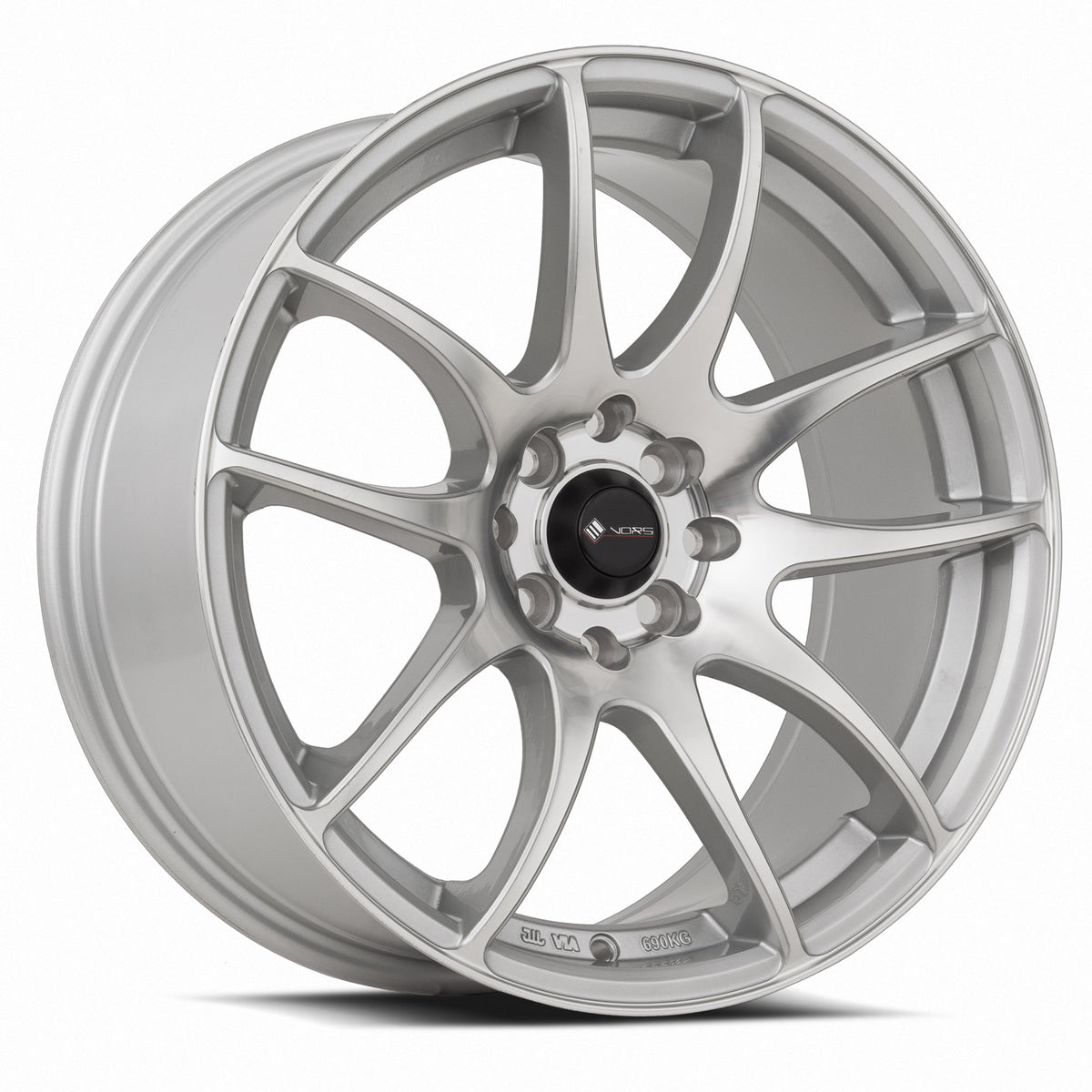 Vors Wheels TR4 Silver Machined