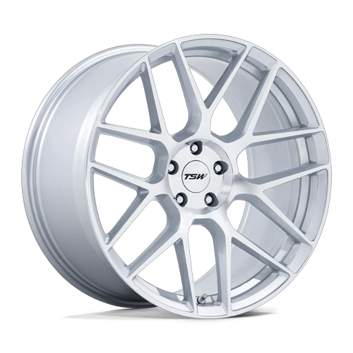 TSW Wheels TW002 Lasarthe Gloss Silver Machined