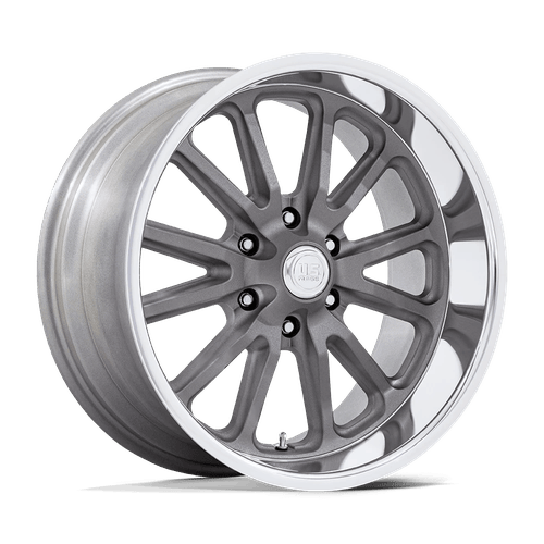 US Mags Wheels UC145 Rambler 6 Matte Gunmetal with Diamond Cut Lip