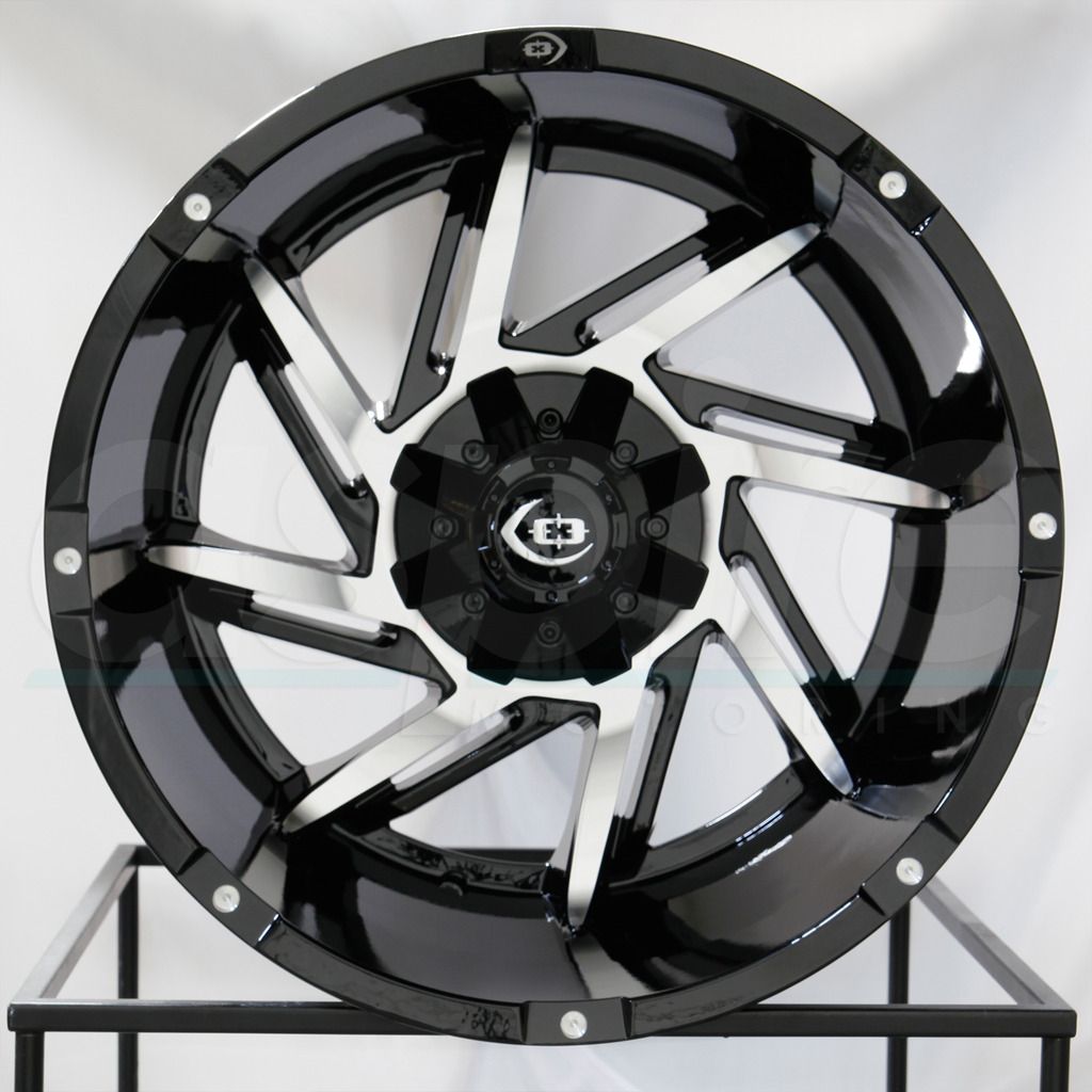 Vision Wheels 422 Prowler Black Machined