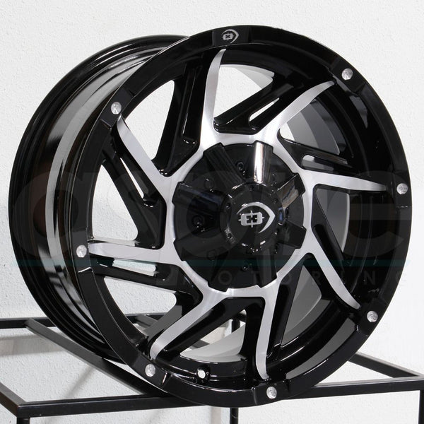 Vision Wheels 422 Prowler Black Machined