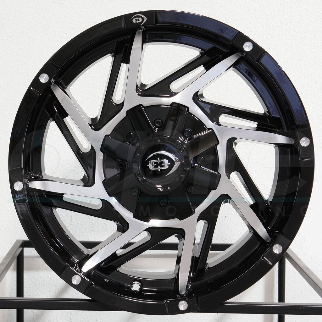 Vision Wheels 422 Prowler Black Machined