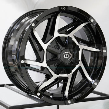 Vision Wheels 422 Prowler Black Machined