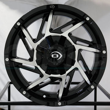 Vision Wheels 422 Prowler Black Machined