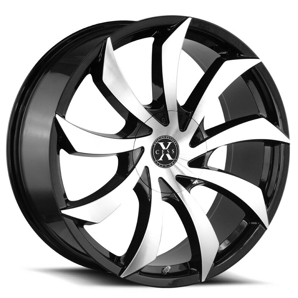 Xcess Wheels X01 Black Machine