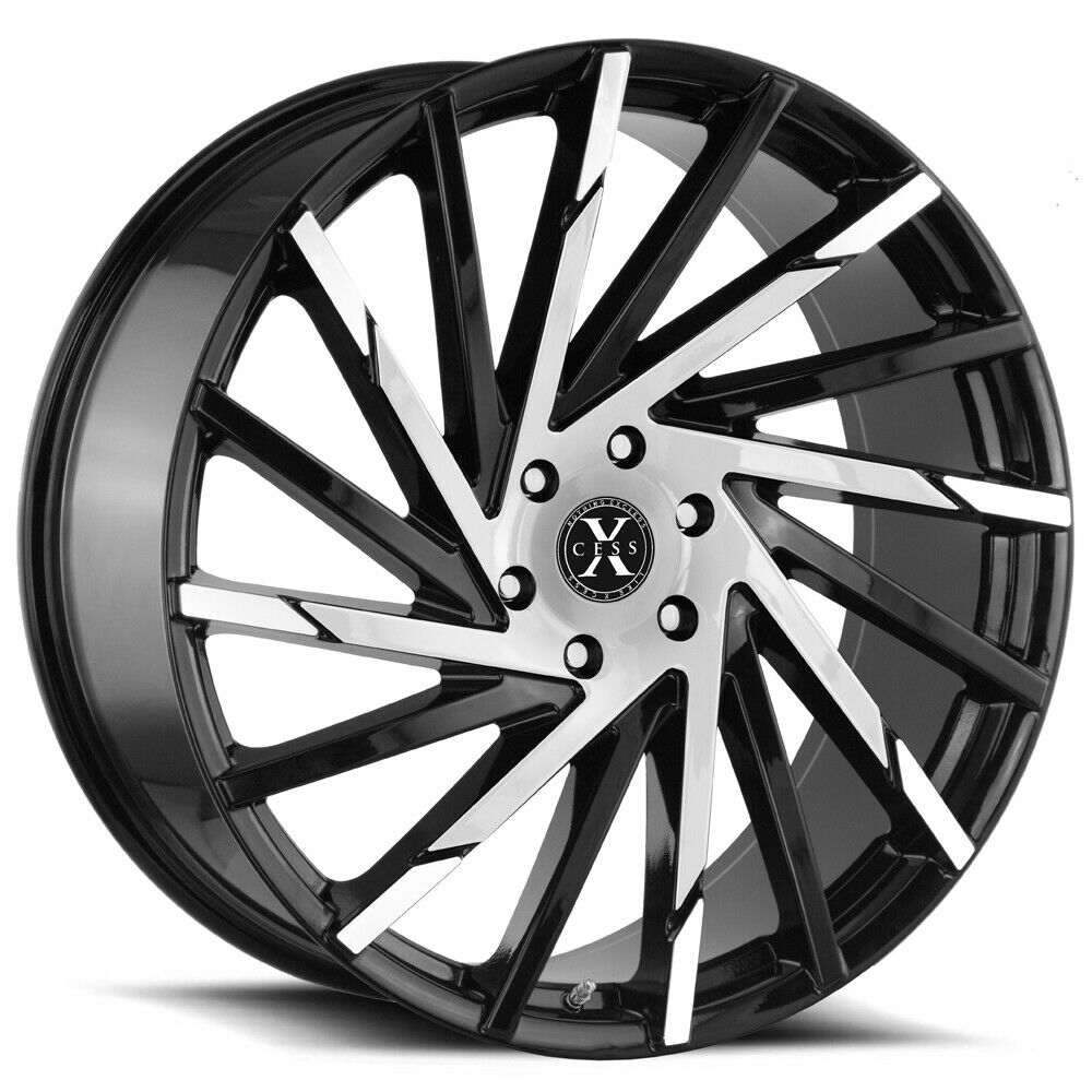 Xcess Wheels X02 Black Machine