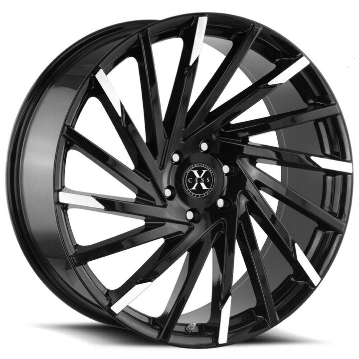 Xcess Wheels X02 Black Machine Tips