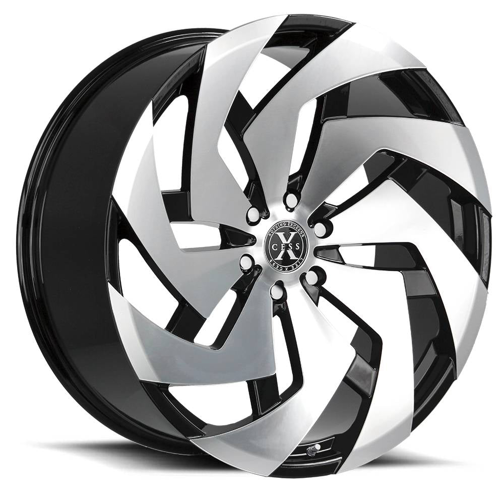 Xcess Wheels X04 Black Machine