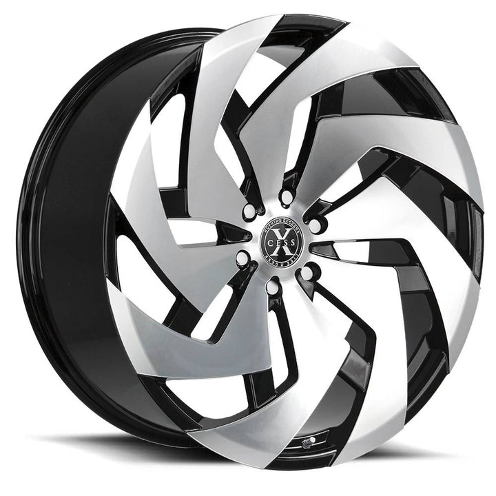 Xcess Wheels X04 Black Machine