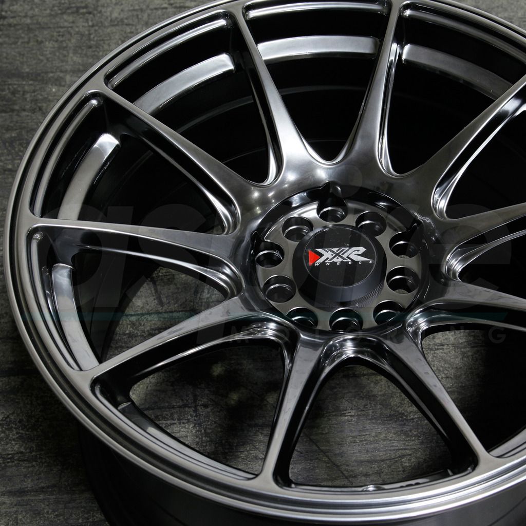 XXR Wheels 527R Chromium Black