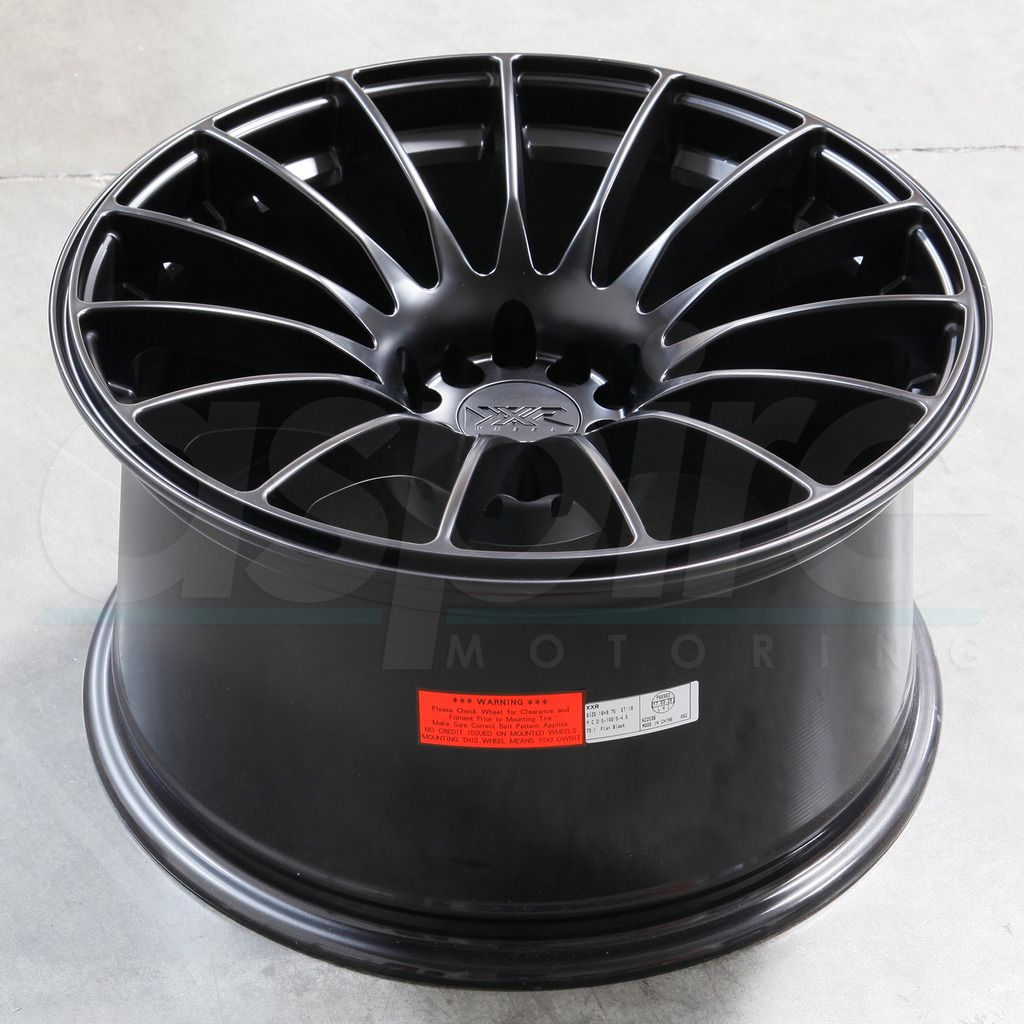 XXR Wheels 550 Flat Black