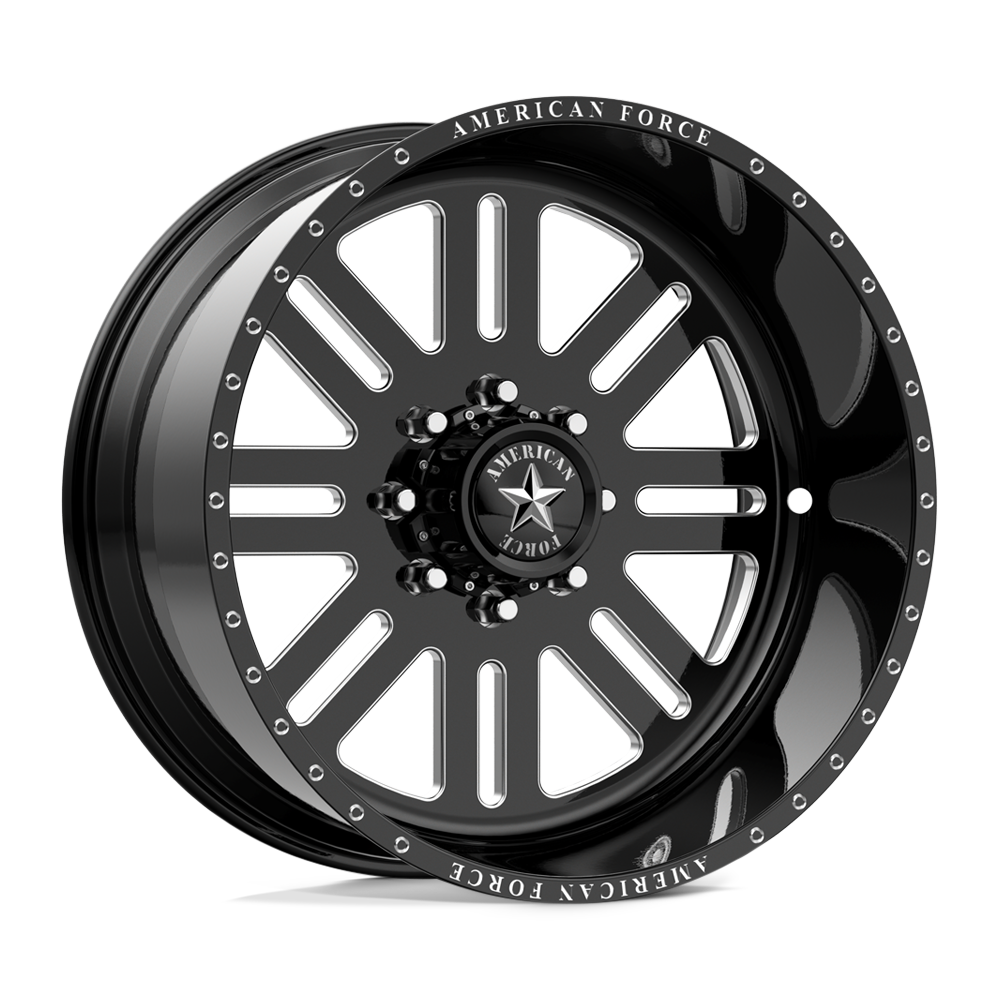 American Force Wheels Afw Rebel Ss Gloss Black Machined