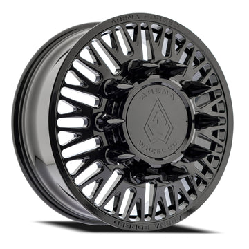 Arena Forged Wheels AF101 Casino Dually Gloss Black Front