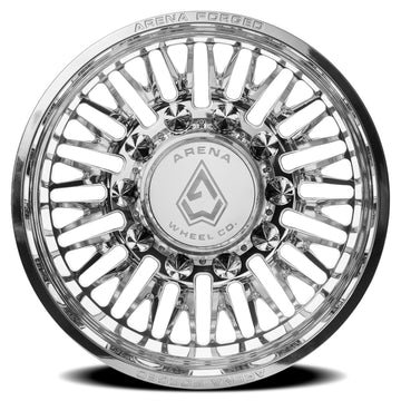 Arena Forged Wheels AF101 Casino Dually Milled and Polished Rear Outer