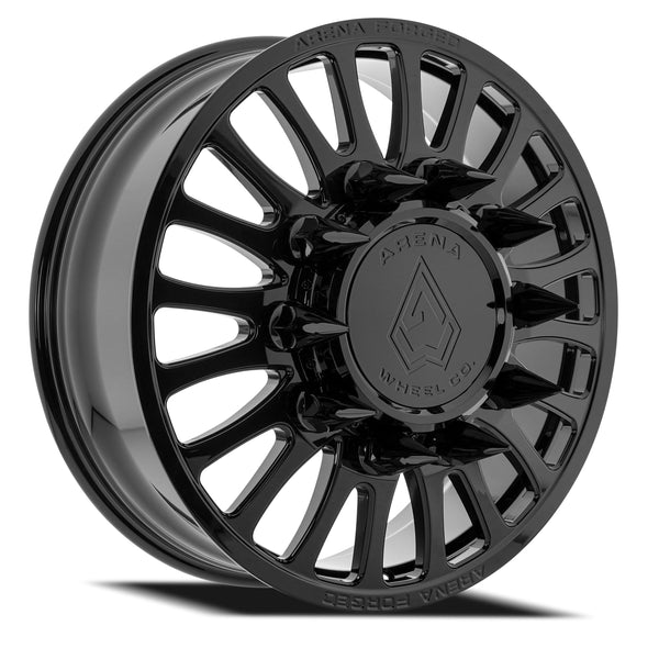 Arena Forged Wheels AF103 Shoreline Dually Gloss Black Front