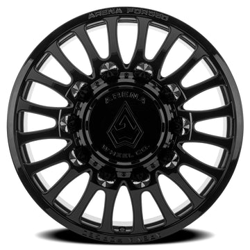 Arena Forged Wheels AF103 Shoreline Dually Gloss Black Front