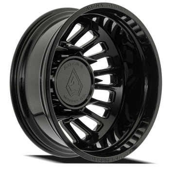 Arena Forged Wheels AF103 Shoreline Dually Gloss Black Rear Outer