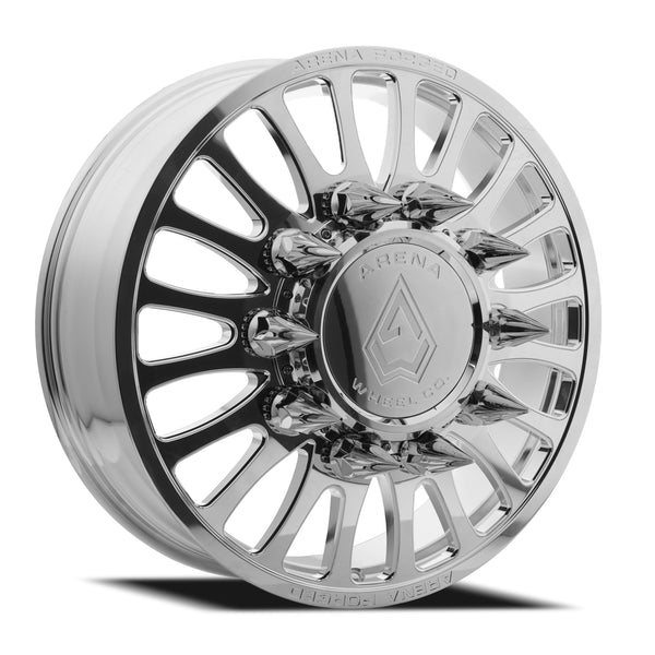 Arena Forged Wheels AF103 Shoreline Dually Milled and Polished Front 8 lug