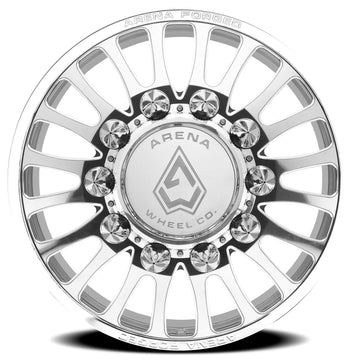 Arena Forged Wheels AF103 Shoreline Dually Milled and Polished Front 8 lug