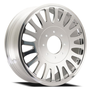 Arena Forged Wheels AF103 Shoreline Dually Milled and Polished Rear Inner 8 lug