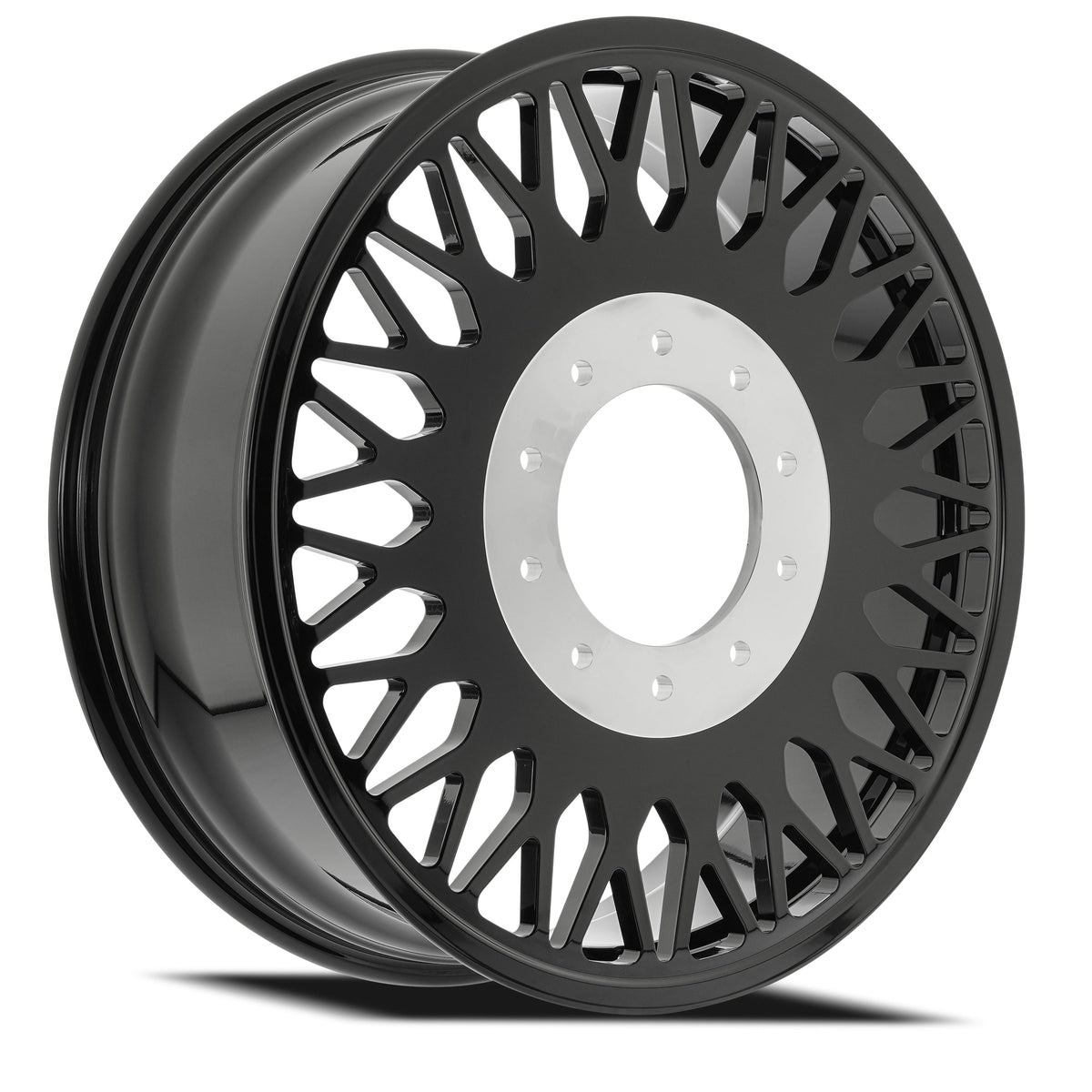 Arena Forged Wheels AF104 Stealth Dually Gloss Black Rear Inner 10 lug