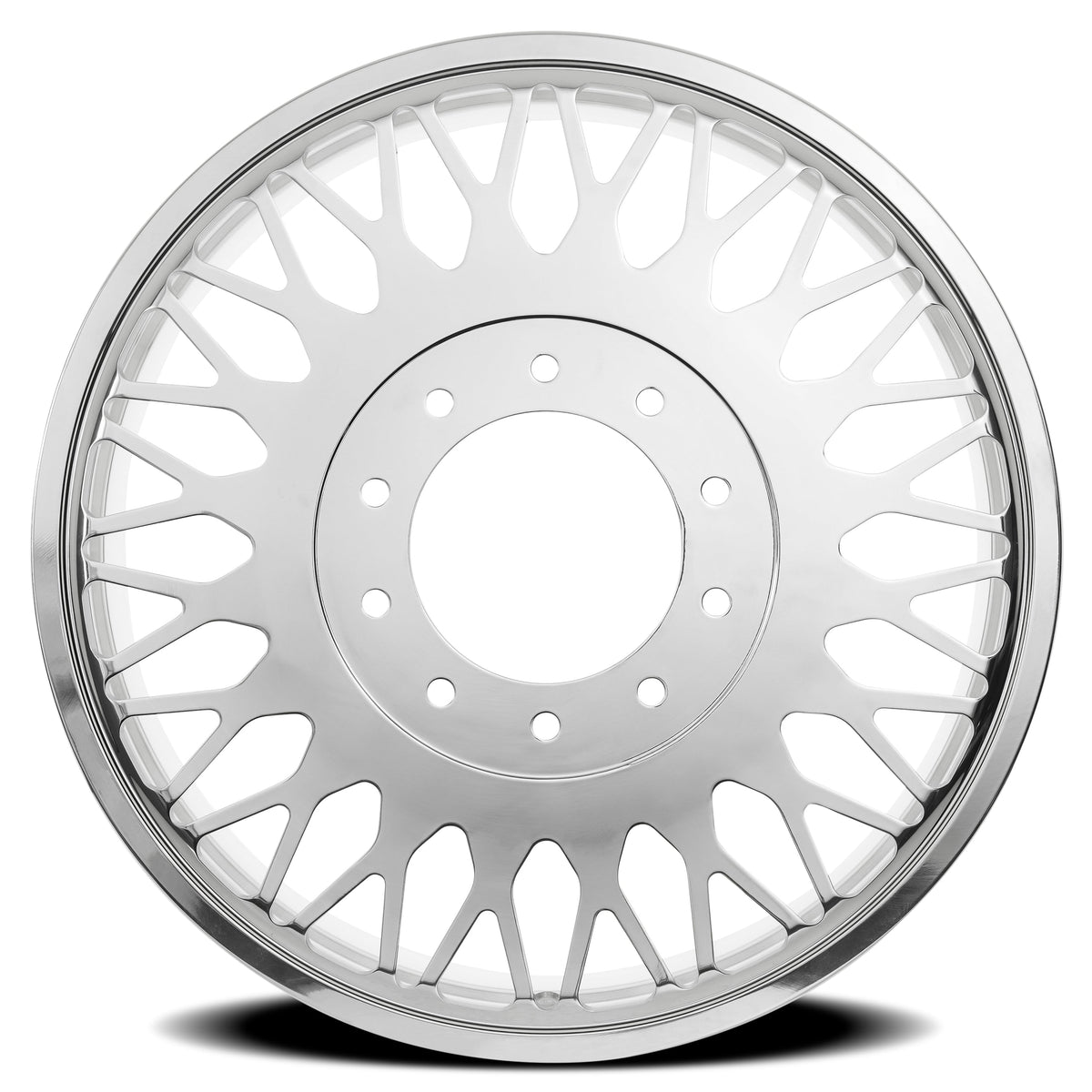 Arena Forged Wheels AF104 Stealth Dually Milled and Polished Rear Inner 10 lug