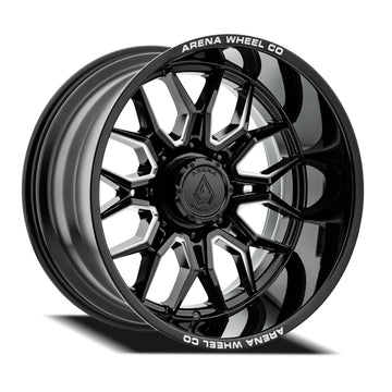 Arena Wheels A117 Violator Gloss Black and Milled