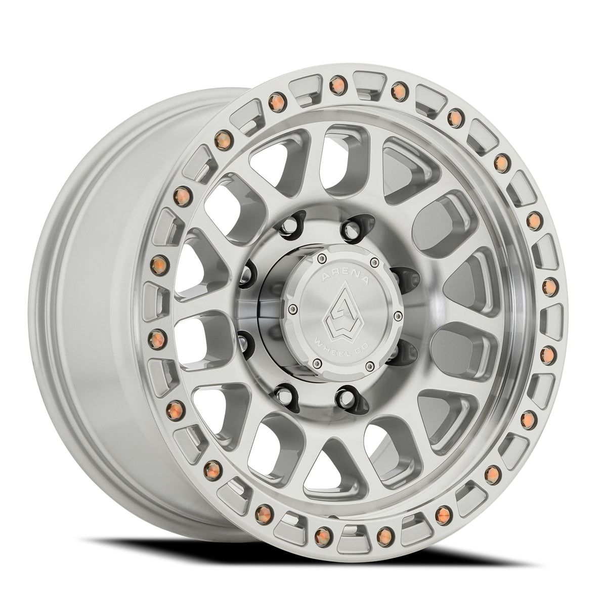 Arena Wheels A119 Boost Gloss Silver Machined 8 lug