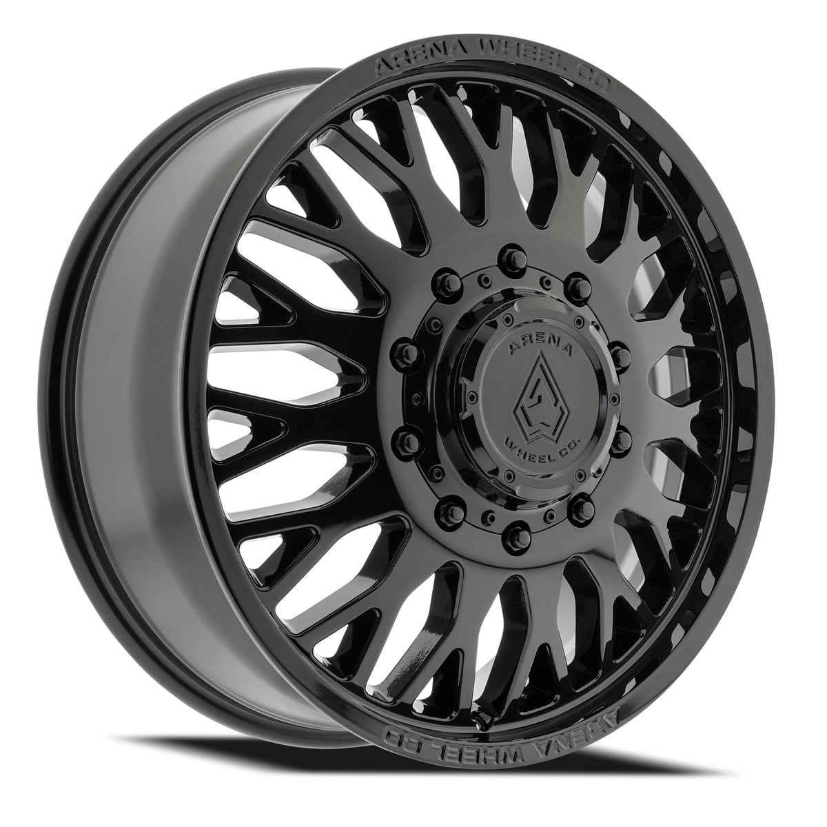 Arena Wheels A121 Monarch Dually Gloss Black Front