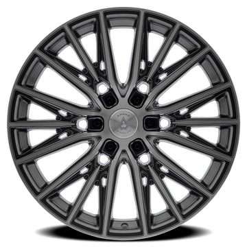 Arena Wheels A124 Finesse Gloss Gun Metal Brushed Face