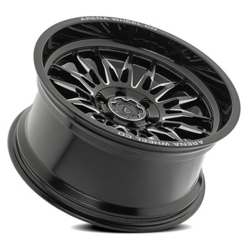 Arena Wheels A126 Javelin Gloss Black and Milled