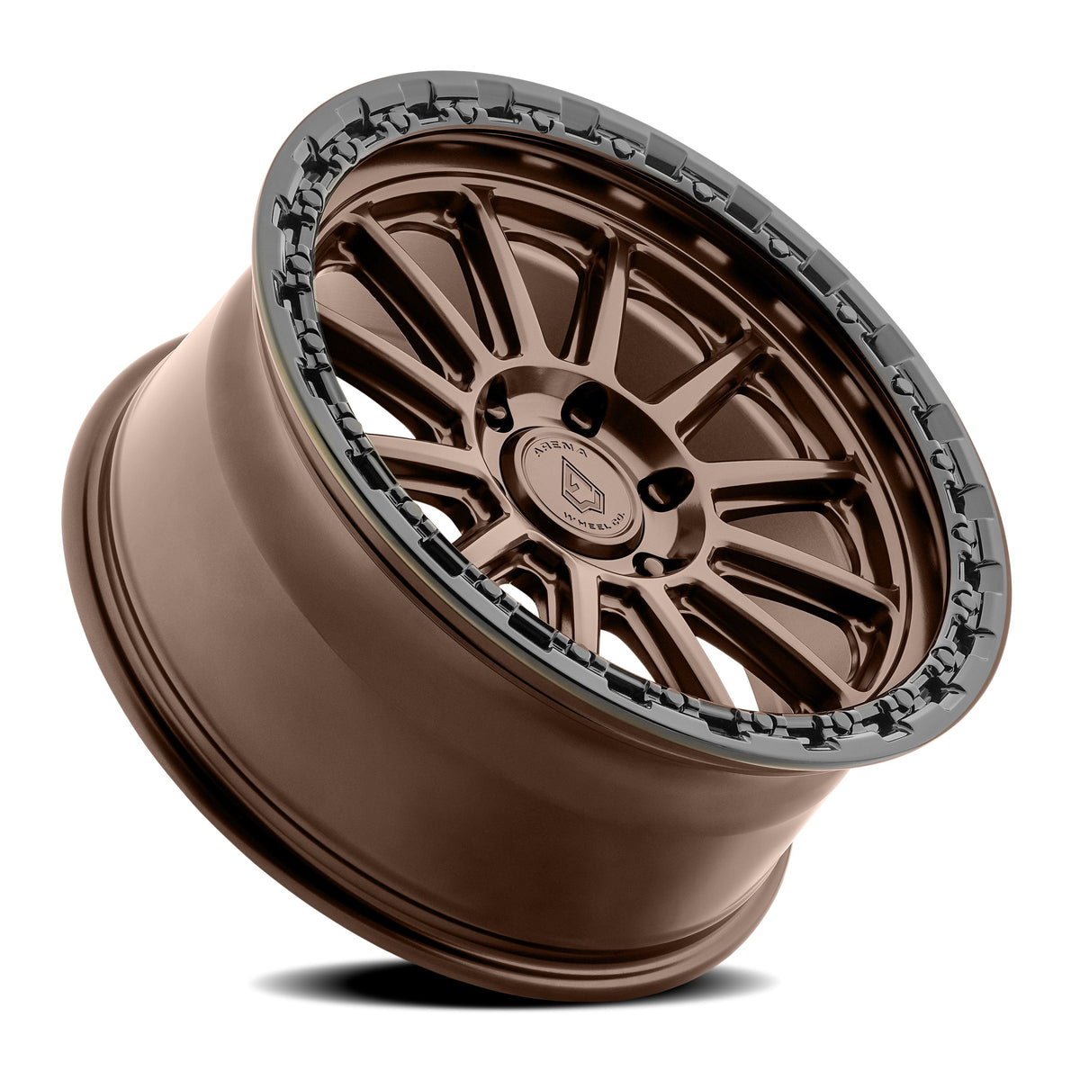 Arena Wheels A128 Enduro Smoked Bronze Center Gloss Black Lip