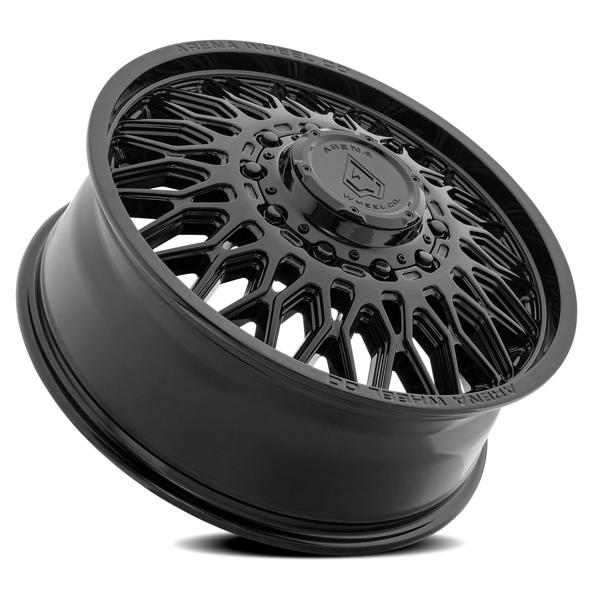Arena Wheels A129 Valkyrie Dually Gloss Black Front
