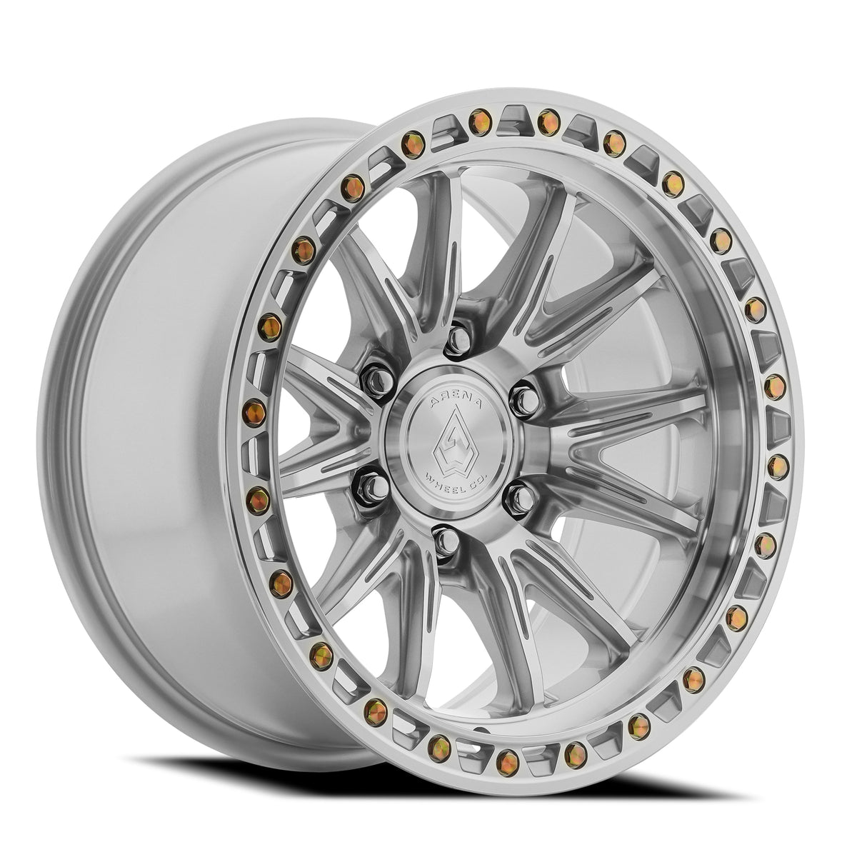 Arena Wheels A132 Blitz Gloss Silver Machined 6 lug