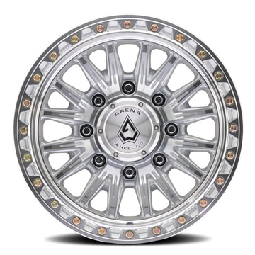 Arena Wheels A132 Blitz Gloss Silver Machined 8 lug