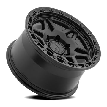 Arena Wheels A139 Octane Satin Black Center Gloss Black Lip