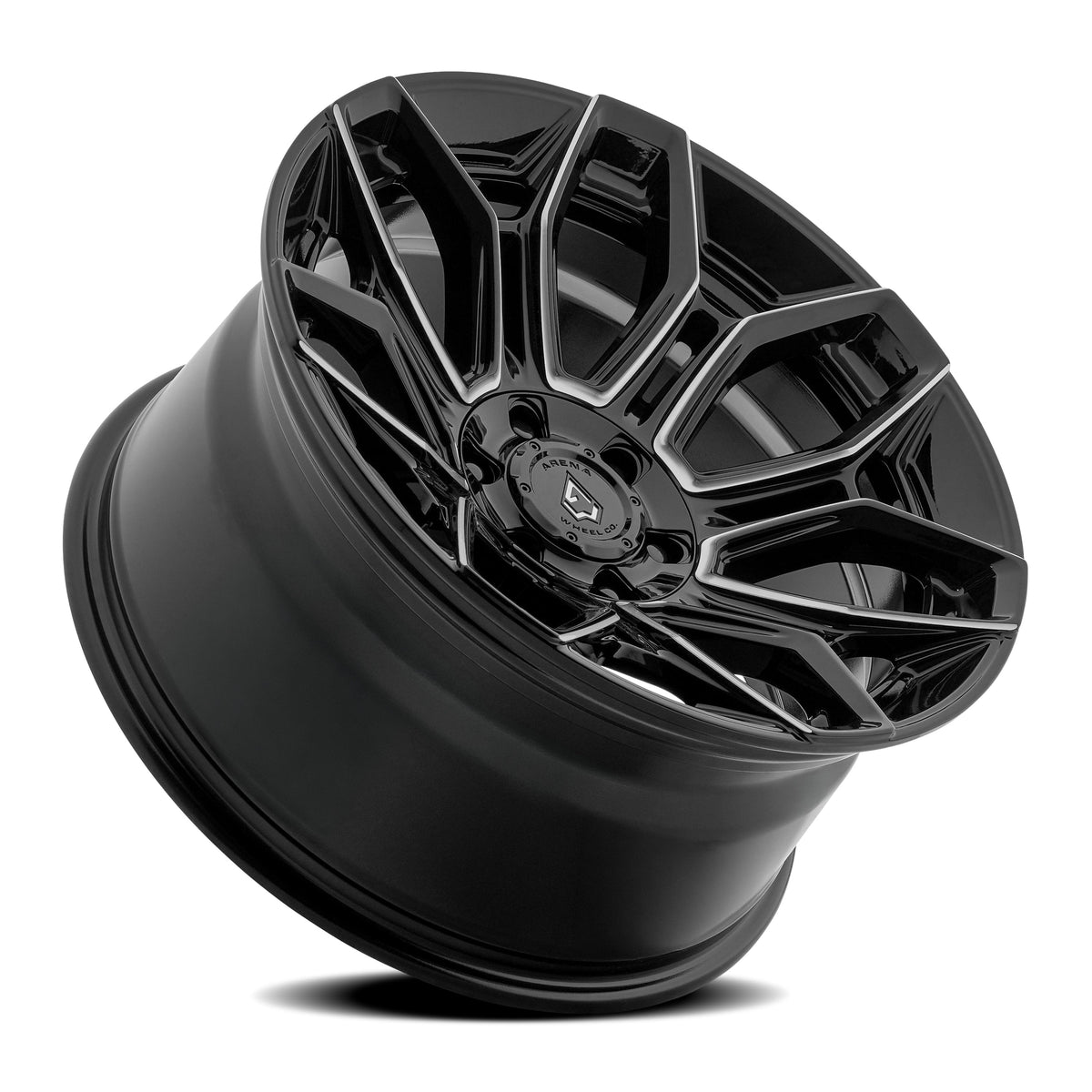 Arena Wheels A140 Viper Gloss Black and Milled