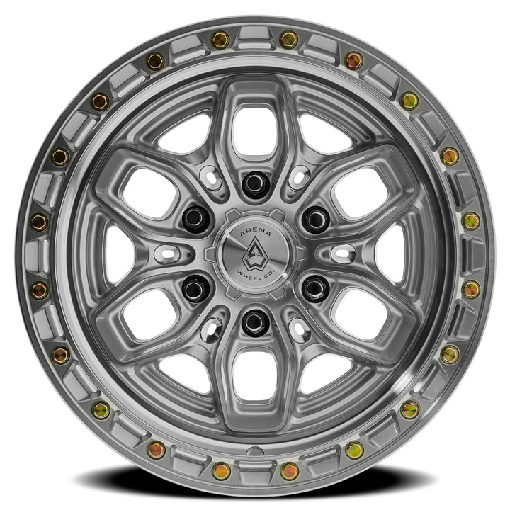 Arena Wheels A142 Fury Gloss Silver Machined