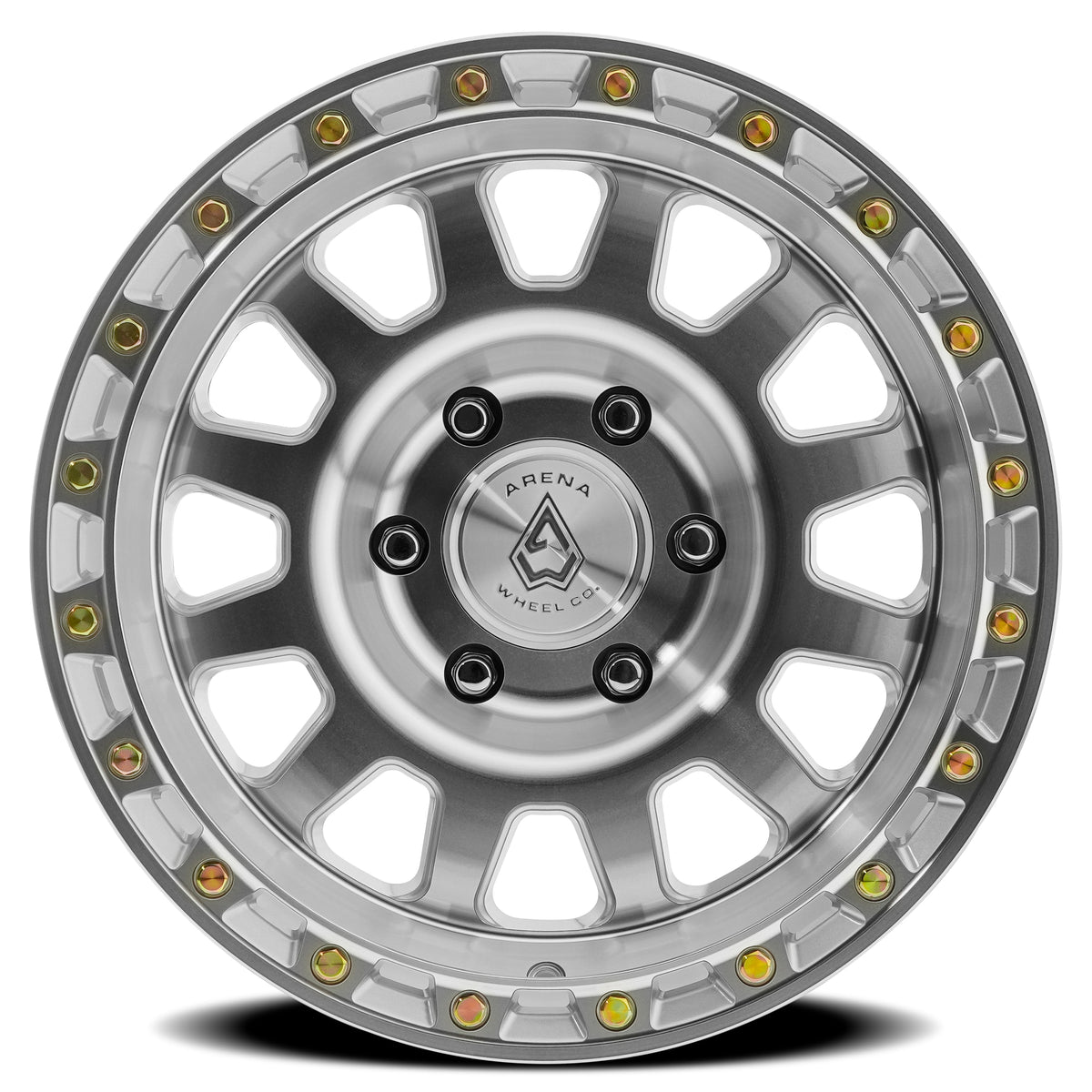 Arena Wheels A143 Sting Gloss Silver Machined
