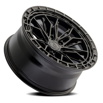 Arena Wheels A147 Empire Satin Black Center Gloss Black Lip