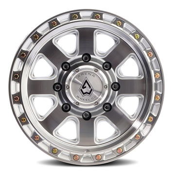 Arena Wheels A148 Bandit Gloss Silver Machined 8 lug
