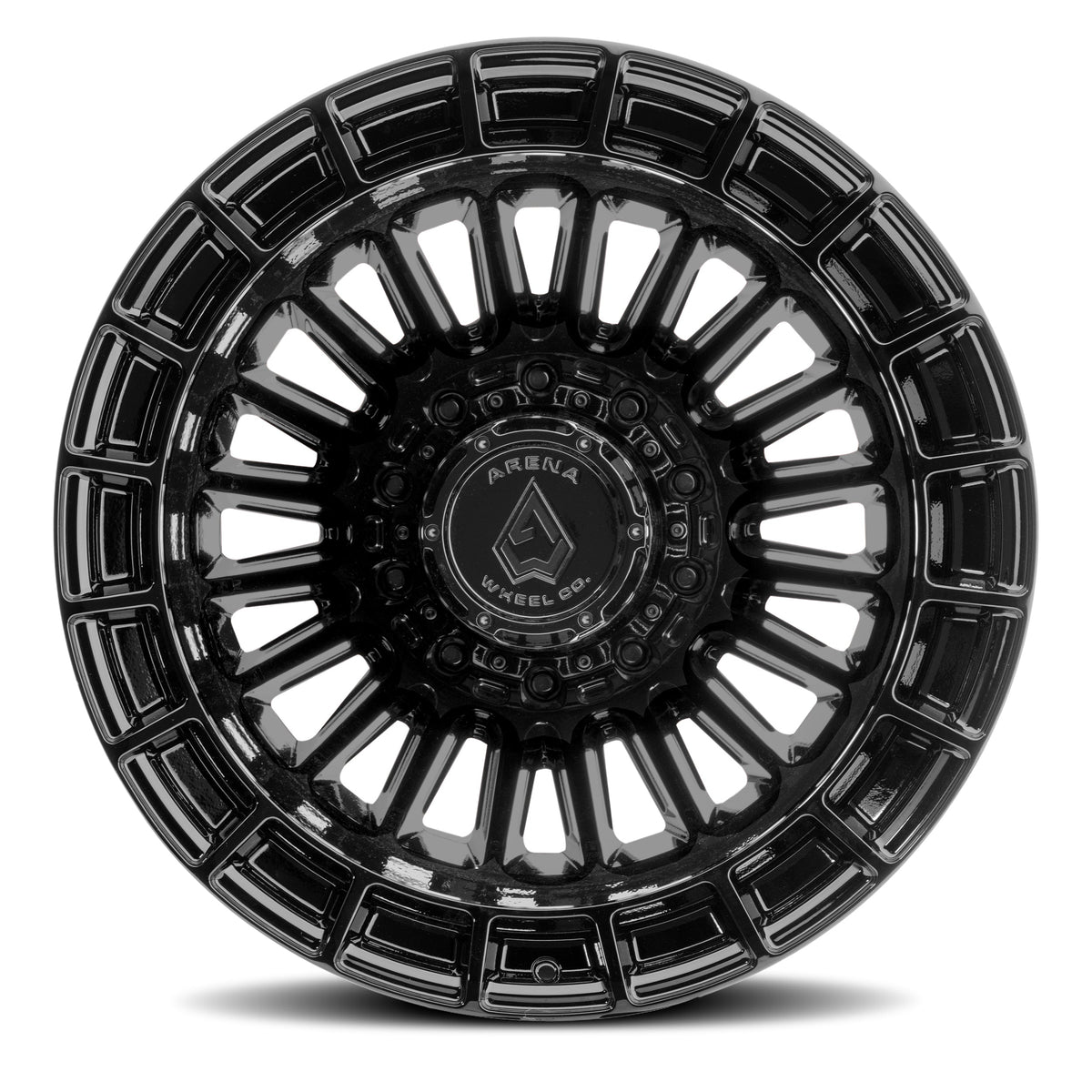 Arena Wheels A151 Blaze Dually Gloss Black Rear Outer
