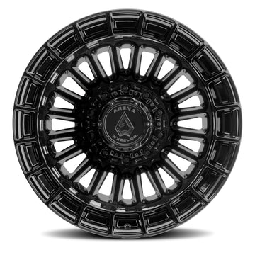 Arena Wheels A151 Blaze Dually Gloss Black Rear Outer