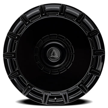Artssen Wheels AR101 Apollo Gloss Black face view