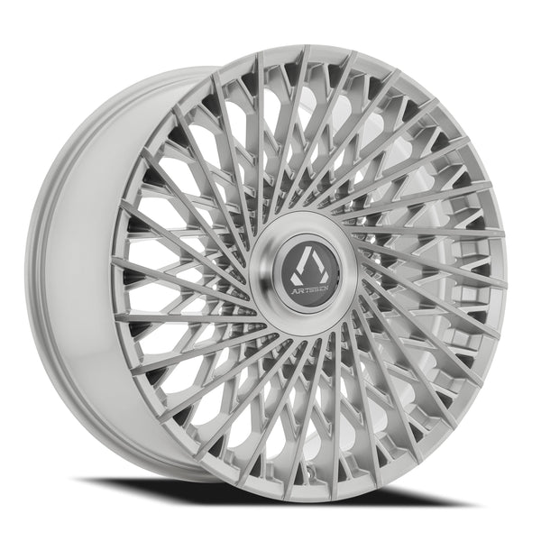 Artssen Wheels AR102 Capri Gloss Silver Brushed