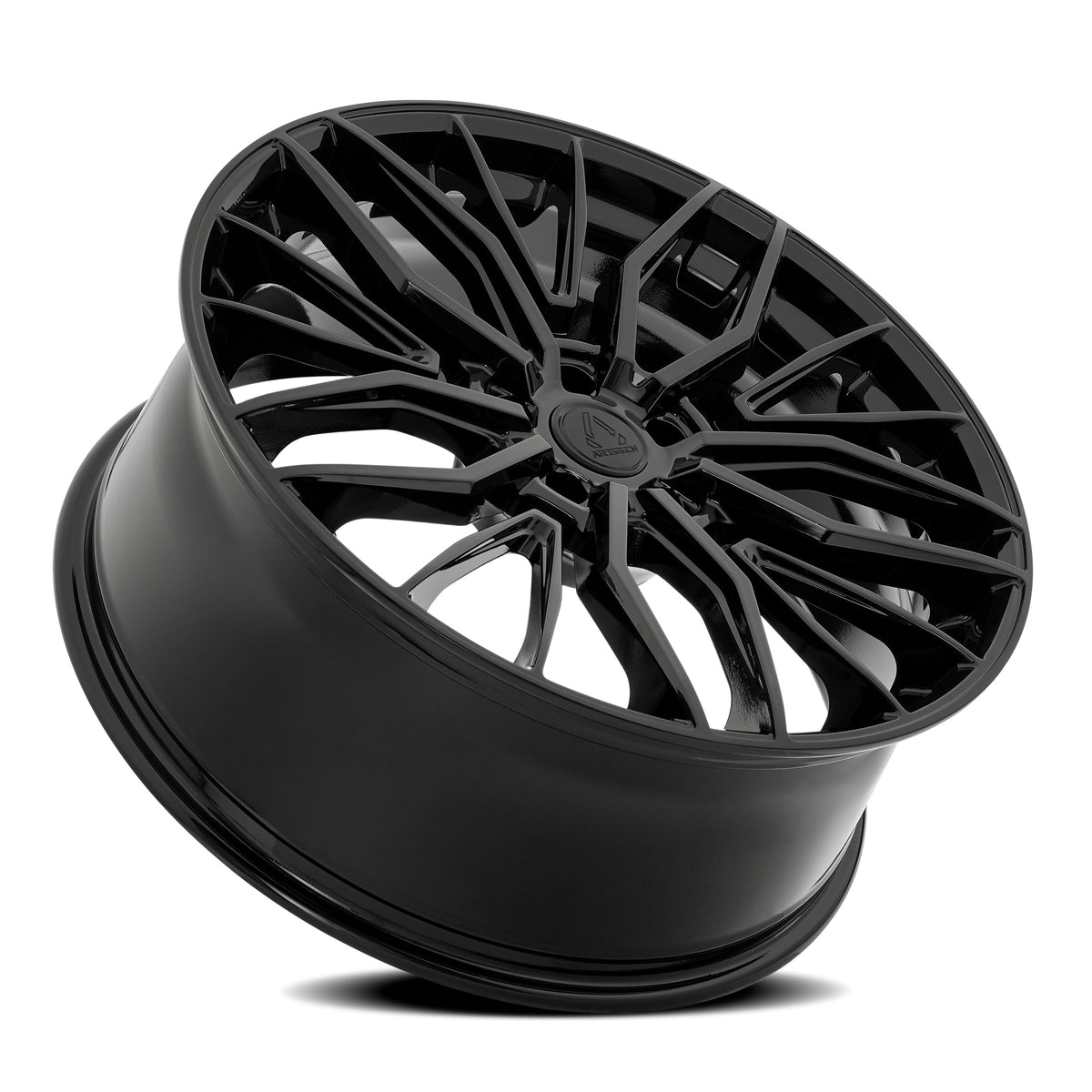 Artssen Wheels AR103 Phantom Gloss Black rear angle